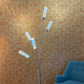 5 Acrylic Cylinders Floor Lamp