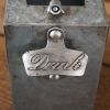 The Bar Is Always Open Galvanized Bottle Opener Bin