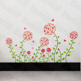 Flowers Wonderland - Wall Decals Stickers Appliques Home Dcor