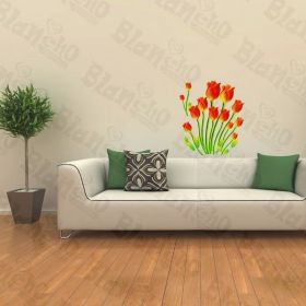 Enthusiasm Of Tulips - Wall Decals Stickers Appliques Home Dcor