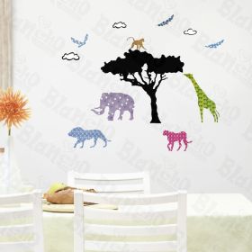 Savanna - Hemu Wall Decals Stickers Appliques Home Decor 12.6 BY 23.6 Inches