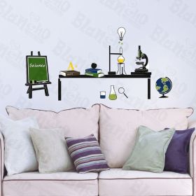 Science Class - Hemu Large Wall Decals Stickers Appliques Home Decor 19.7 BY 27.5 Inches