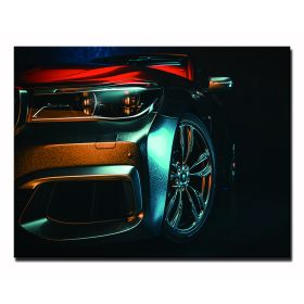 Oppidan Home "Midnight Sedan" Acrylic Wall Art (32"H x 48"W)