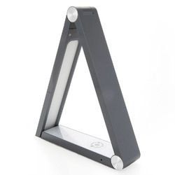 EpicXL Qi Wireless Charging Triangular LED Desk Lamp - Gray