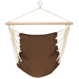 Hammock Chair 39.4"x31.5" Cotton Brown