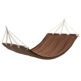 Hammock with Bar 82.7"x59" Brown