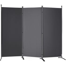 VEVOR Room Divider, 6.1 ft Room Dividers and Folding Privacy Screens (3-panel), Fabric Partition Room Dividers for Office, Bedroom, Dining Room,