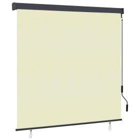 Outdoor Roller Blind 63"x98.4" Cream