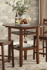 Tartys Cherry Finish Counter Height Table