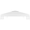 2-Tier Gazebo Top Cover 1 oz/ft¬≤ 9.8'x9.8' White