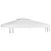 2-Tier Gazebo Top Cover 1 oz/ft¬≤ 9.8'x9.8' White