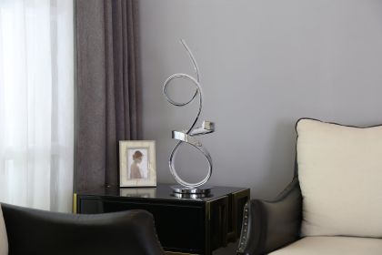 Amsterdam LED with Touch Dimmer Table Lamp (Option: Chrome)