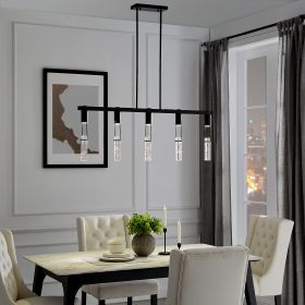 Harmony 5 Light Chandelier (Option: Matte Black)